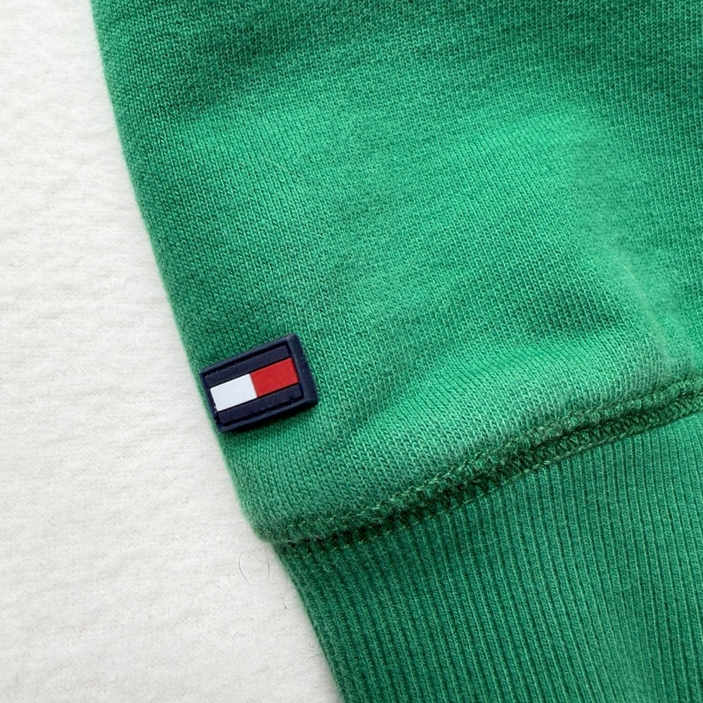 Tommy Hilfiger Heavyweight Collegiate Logo‎ Hoodie Men XXL Green - Picture 5 of 16